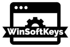 cropped WinSoftKeys logos black png